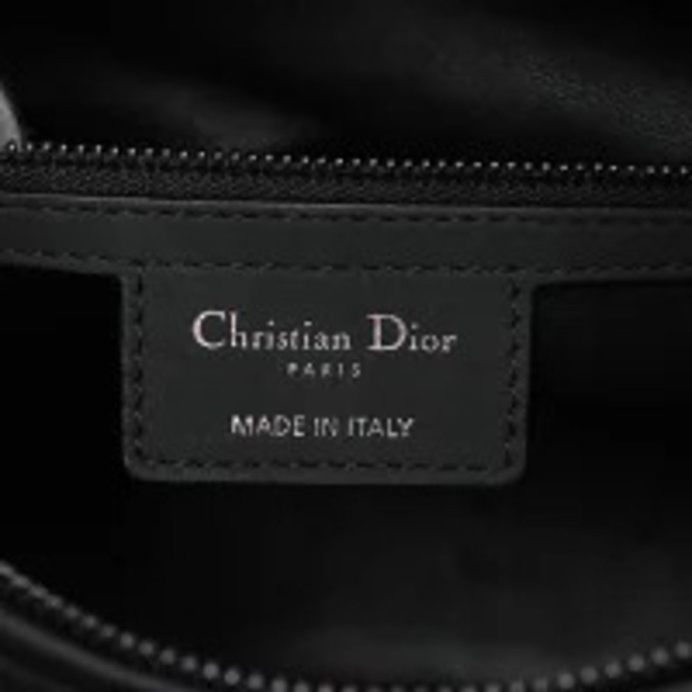 Christian Dior Lady Matte Handbag Black - Picture 11 of 11